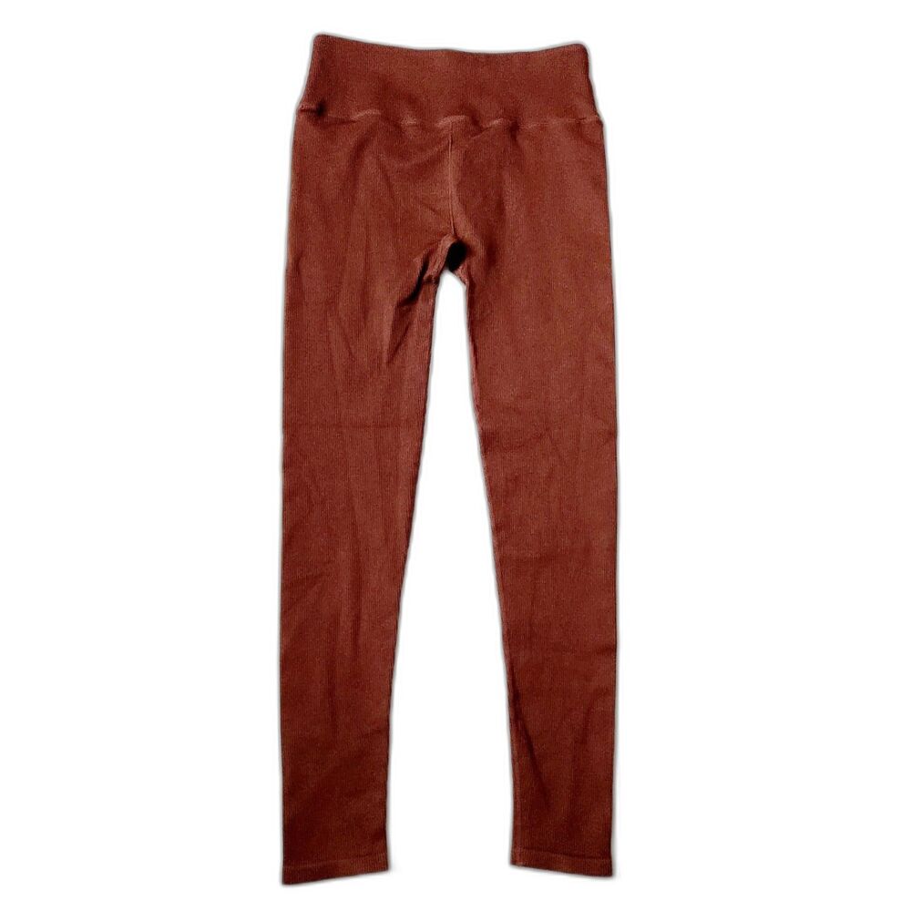Fabletics Seamless High-Waisted Linework Legging Reddish Brown, Size M (Women’s) - Picture 5 of 5